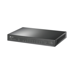 TP-LINK Switch de escritorio PoE+, no Administrable 8 puertos 10/100/1000 Mbps + 1 puertos 10/100/1000 Mbps (Uplink) + 1 puerto SFP, 63W MOD: TL-SG1210P