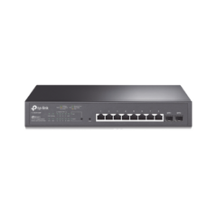 TP-LINK Switch PoE JetStream SDN Administrable 8 puertos 10/100/1000 Mbps + 2 puertos SFP, 8 puertos PoE, 150W, administración centralizada OMADA SDN SG2210MP