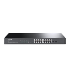 TP-LINK Switch Omada SDN Administrable / 16 puertos Gigabit y 2 puertos SFP / Funciones sFlow, QinQ y QoS / Administración centralizada OMADA MOD: TL-SG2218