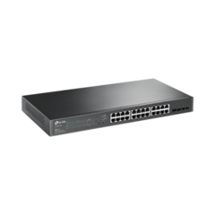 TP-LINK Switch PoE JetStream SDN Administrable 24 puertos 10/100/1000 Mbps + 4 puertos SFP, 24 puertos PoE, 250W, administración centralizada OMADA SDN SG2428P