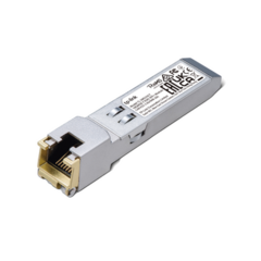 TP-LINK Transceptor mini-GBIC SFP+ RJ45 / Admite 10GBASE-T, 5GBASE-T, 2.5GBASE-T, 1000BASE-T y 100BASE-TX / Distancia Hasta 30 metros / Conector RJ45 (10G) TL-SM5310-T