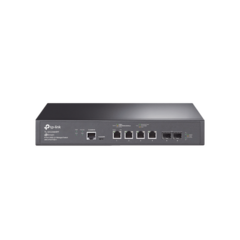 TP-LINK Switch Omada SDN Administrable 4 puertos 10GE PoE++ / 2 SFP+ 10GE / 1 puerto consola RJ45, puerto consola miro-SUB / Funciones sFlow, QinQ y QoS / compatile con IPv6 / TL-SX3206HPP