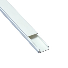 THORSMAN Canaleta blanca de PVC auto extinguible, sin división, 20 x 10 mm, tramo de 2.5 m (5101-01260) MOD: TMK-1020-SD
