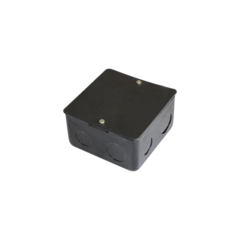 THORSMAN Caja de registro de acero galvanizado, 10x10 cm, Color Negro (11000-00000) MOD: TMK10X10