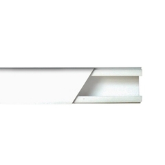 THORSMAN Canaleta color blanco de PVC auto extinguible de una vía, 20 x 17 tramo 2.5m (5201-01250) MOD: TMK-1720