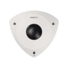 Hanwha Techwin Wisenet Cámara IP Antivandálica 5MP para Esquina / Lente 2.3 mm 131° / H.265 & WiseStream II / IP66 IP6K9K IK10 TNV-8011C