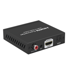 EPCOM TITANIUM Extractor de Audio de HDMI a HDMI + Audio / Salida de Audio Digital o Análoga / SPDIF / Toslink / Auxiliar 3.5mm (Estéreo) / Salida HDMI solo video / Soporta ARC / HDR / HDCP / Separa el Audio del Contenido HDMI . MOD: TT3061