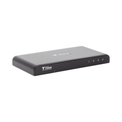 EPCOM TITANIUM Divisor (Splitter) HDMI 4K de 1 Entrada a 4 Salidas (Simultaneas) / Soporta 4K×2K / Soporta hasta 4 equipos con conexión en Cascada / HDMI 3D / HDR / HDMI 1.4 / HDCP 1.4 / Audio PCM / Longitud del cable de entrada ≤30m y salida ≤25m. TT-314-PRO