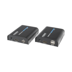 EPCOM TITANIUM Kit extensor KVM (HDMI y USB) hasta 120 metros / Resolución 1080P @ 60 Hz/ Soporta Cables de red STP y UTP CAT5/5E/6 / HDMI 1.3 / HDCP 1.2 / PCM / Transmite el Video, Mouse, Teclado y Controla tu DVR vía USB a distancia MOD: TT373KVM