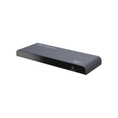 EPCOM TITANIUM Switch Conmutador HDMI de 5 entradas a 1 salida / 4K @ 60Hz / HDMI 2.0 / HDCP 2.0 / HDMI 3D / Soporta audio estándar, DSD (Direct Stream Digital) y HD (HBR) / Diferentes modos de conmutación, Manual, Control Remoto y RS232. MOD: TT501V2.0