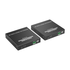 EPCOM TITANIUM Kit Extensor HDMI para distancias de 150 metros | Transmite el Video y Controla tu DVR vía USB a distancia | Soporta resolución 4K @60Hz | Cat 6, 6a y 7 | Salida Loop en el Tx para visualización local | Soporta control remoto del equi TT-582