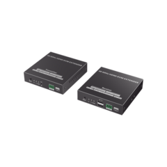 EPCOM TITANIUM Kit Extensor KVM (HDMI y USB) hasta 150 metros | Transmite el Video y Controla tu DVR vía USB a distancia | Soporta resolución 4K @60Hz | Cat 6, 6a y 7 | Salida Loop en el Tx para visualización local TT582KVM