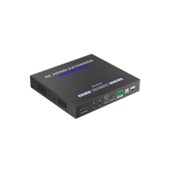 EPCOM TITANIUM Receptor Compatible para Kits TT592 / Resolución 4K@60Hz / Cat 5e/6 / Distancia de 100 m / IPCOLOR / Control IR / Cero Latencia / Compatible con Switch Gigabit. TT592RX