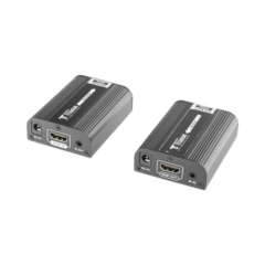 EPCOM TITANIUM Kit Extensor HDMI para distancias de 30 metros / Resolución 4K x 2K@ 30 Hz/ Cat 6, 6a y 7 / HDCP2.2 / HDMI 2.0 / Soporta PCM, HDbitT / Soporta control remoto del equipo fuente. MOD: TT-672