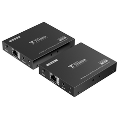 EPCOM TITANIUM Kit Extensor HDMI para distancias de 70 metros / Resolución 4K x 2K@ 60 Hz/ Cat 6, 6a y 7 / IPCOLOR / CERO LATENCIA / SIN COMPRIMIR / Salida Loop / Control IR / Salida de audio de 3.5mm / PoC MOD: TT-672PRO