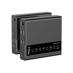 EPCOM TITANIUM Kit Extensor HDMI para distancias de 70 metros / Resolución 4K x 2K@ 30 Hz/ Cat 6, 6a y 7 / IPCOLOR / CERO LATENCIA / SIN COMPRIMIR / Uso 24/7 / Puerto S/PDIF / Soporta ARC / Salida Loop / Alimente solo el Tx (PoC) / Control IR MOD: TT-676E