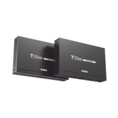 EPCOM TITANIUM Kit Extensor MATRICIAL HDMI para distancias de 120 metros / Resolución 4K @ 30Hz / Cat6 / Soporta 100 TX de entrada e Ilimitados RX en la salida / Control por PC, Control Remoto y Botón / Compatible con Switch IGMP. MOD: TT-683-MATRIX-4.0