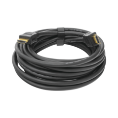 EPCOM POWERLINE Cable HDMI de 5 Metros (High Speed) / Resolución 4K / Soporta Canal de Retorno de Audio (ARC)/ Soporta 3D / Blindado para Reducir Interferencia / Chapado en Oro / Alta Resistencia y Durabilidad. TT-HDMI-5M