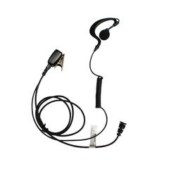 TXPRO Micrófono de solapa con auriculares de gancho en forma de G para Motorola HT750/1250/1550/PRO5150/5550/7150 MOD: TX-118-M06