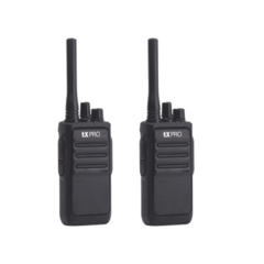 TXPRO Par de radios analógicos UHF 400-470 MHz de 2 watts de potencia. TX-320DUO