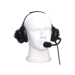 TXPRO Auriculares con orejeras acolchonadas de gel con micrófono flexible con cancelación de ruido para radios ICOM IC-F50/ 60/ 50V/ 60V/ 3161/ 4161 MOD: TX-740-S04
