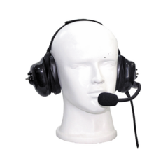 TXPRO Auriculares con orejeras acolchonadas de gel con micrófono flexible con cancelación de ruido para radios KENWOOD TK-480/2180/3180, NX200/300/410/5000 MOD: TX-740-K02