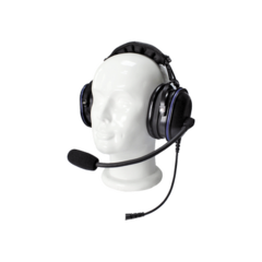 TXPRO Audífonos acolchonados de uso rudo con diadema sobre la cabeza para radios Kenwood TK2000, TK3000, NX240, NX340 MOD: TX-750-K01