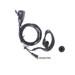 TXPRO Micrófono - audífono de solapa ajustable al oído para HYT TC-500/ 518/ 600/ 610/ 700 y Motorola GP300/ PRO2150/ P110/ GP350/ SP-10/ PRO3150/ EP450/ EP350/ MAG ONE MOD: TX-EHM