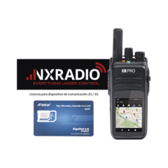 TXPRO Kit Radio TXR59A4G Incluye Licencia Anual NXRADIOTERMINAL MOD: TXR59A4GKITSIMTEL