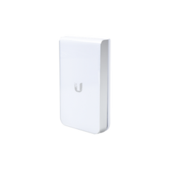 UBIQUITI NETWORKS Access Point UniFI doble banda cobertura 180º, MI-MO 2x2 diseño placa de pared con dos puertos adicionales, hasta 100 usuarios Wi-Fi MOD: UAP-AC-IW