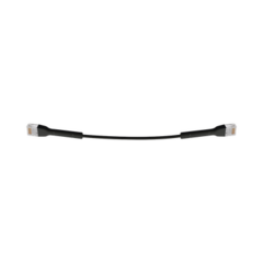 UBIQUITI NETWORKS UniFi Ethernet Patch Cable Cat6 de 22 cm, color negro MOD: UC-PATCH-RJ45-BK