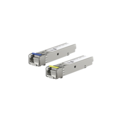 UBIQUITI NETWORKS UFiber Módulo SFP, transceptor MiniGibic MonoModo 1.25 Gbps, distancia 3km, un conector LC, incluye 2 tranceptores MOD: UF-SM-1G-S