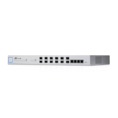 UBIQUITI NETWORKS UniFi Switch 16 XG, Capa 2 de 12 puertos SFP+ 10 Gb + 4 puertos 10G Base-T (RJ-45) US-16-XG