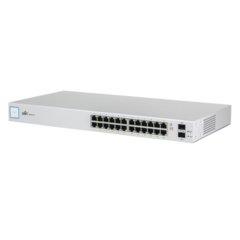 UBIQUITI NETWORKS Switch UniFi capa 2 administrable de 26 puertos Gigabit (24 eth. y 2 SFP) Throughput 38.69 Mpps MOD: US-24