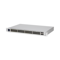 UBIQUITI NETWORKS UniFi Switch , Capa 2 de 48 puertos (32 puertos PoE 802.3af/at + 16 puertos Gigabit) + 4 puertos 1G SFP, 195W, pantalla informativa MOD: USW-48-POE