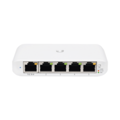 UBIQUITI NETWORKS Switch UniFi Administrable Compacto de 5 Puertos 10/100/1000 Mbps, soporta entrada de PoE 802.3af/at MOD: USW-FLEX-MINI