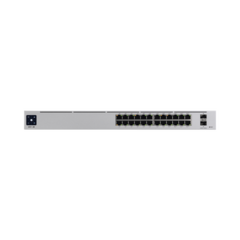UBIQUITI NETWORKS UniFi Switch USW-Pro-24-POE Gen2, con funciones capa 3, de 24 puertos PoE 802.3at/bt + 2 puertos 1/10G SFP+, 400W, pantalla informativa USW-PRO-24-POE