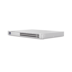 UBIQUITI NETWORKS UniFi Switch PRO Aggregation Capa 3 para fibra óptica con 28 puertos SFP+ (10G) y 4 puertos SFP28 (25G), pantalla informativa MOD: USW-PRO-AGGREGATION
