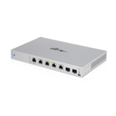 UBIQUITI NETWORKS Switch UniFi 7 puertos (1 x consola, 4 x PoE++ 802.3bt y 2 SFP+) MOD: US-XG-6POE