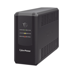 CYBERPOWER UPS de 750 VA/375 W, Topología Línea Interactiva, Entrada 120 Vca NEMA 5-15P, y 8 Salidas NEMA 5-15R, Con Regulador de Voltaje (AVR) MOD: UT-750G