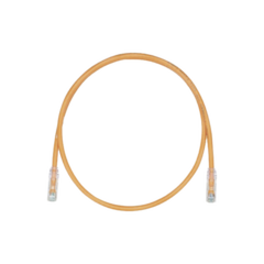 PANDUIT Cable de Parcheo, UTP Cat5e, Diámetro Reducido (28AWG), Color Naranja, 1 ft MOD: UTP28CH1OR