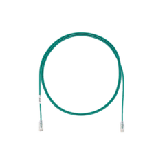 PANDUIT Cable de Parcheo TX6, UTP Cat6, Diámetro Reducido (28AWG), Color Verde, 1ft MOD: UTP28SP1GR