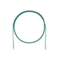 PANDUIT Cable de Parcheo TX6, UTP Cat6, Diámetro Reducido (28AWG), Color Verde, 30ft UTP28SP30GR