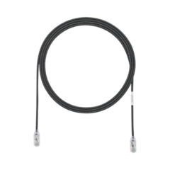 PANDUIT Cable de Parcheo TX6, UTP Cat6, Diámetro Reducido (28AWG), Color Negro, 4ft MOD: UTP28SP4BL