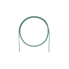 PANDUIT Cable de Parcheo TX6, UTP Cat6, Diámetro Reducido (28AWG), Color Verde, 9 ft UTP28SP9GR