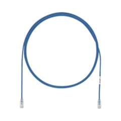 PANDUIT Cable de Parcheo UTP Cat6A, CM/LSZH, Diámetro Reducido (28AWG), Color Azul, 26 ft UTP28X26BU