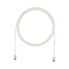 PANDUIT Cable de Parcheo UTP Cat6A, CM/LSZH, Diámetro Reducido (28AWG), Color Blanco Mate, 35 ft UTP28X35