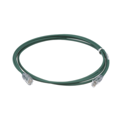 PANDUIT Cable de Parcheo UTP Cat6A, CM/LSZH, Diámetro Reducido (28AWG), Color Verde, 3 ft UTP28X3GR