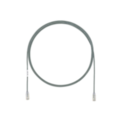 PANDUIT Cable de Parcheo UTP Cat6A, CM/LSZH, Diámetro Reducido (28AWG), Color Gris, 50ft UTP28X50GY