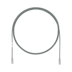 PANDUIT Cable de Parcheo UTP Cat6A, CM/LSZH, Diámetro Reducido (28AWG), Color Gris, 6ft MOD: UTP28X6GY